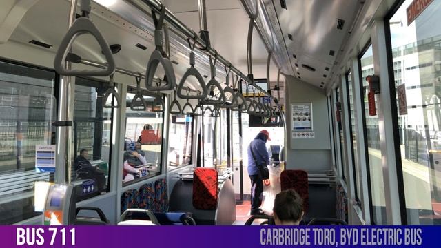Bus 711 - Carbridge Toro BYD Electric Bus (Audio) смотреть онлайн