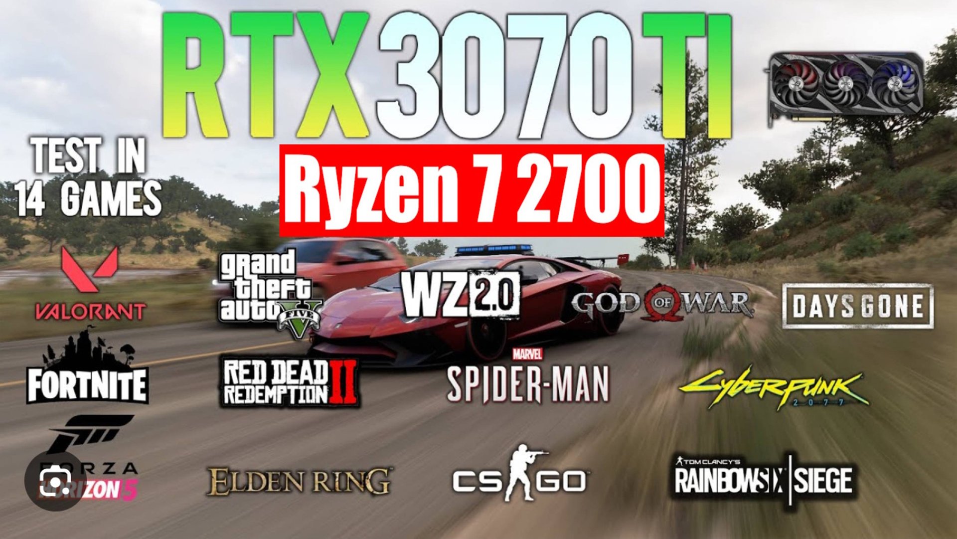 Тест в Играх RTX 3070 Ti 1440p Максимальные Настройки в 2025 году смотреть онлайн