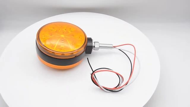 Double Amber 1/2" Mounting Stud Tractor Turn Signal Light 12v 24v LED Tractor Amber Light смотреть онлайн