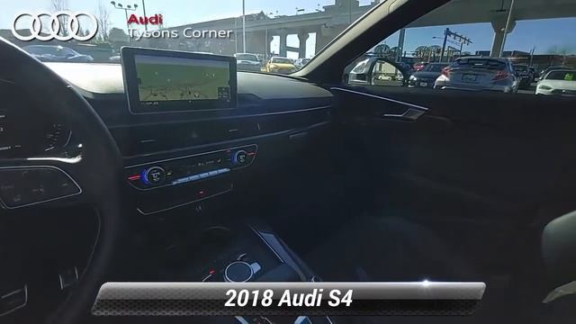 Certified 2018 Audi S4 Premium Plus, Vienna, VA UA24977 смотреть онлайн