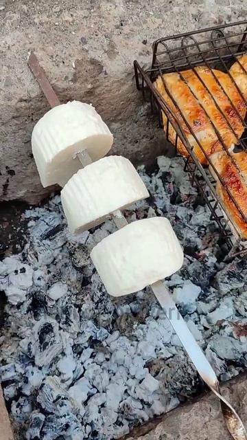 Адыгейский сыр на шампурах 🤤 смотреть онлайн