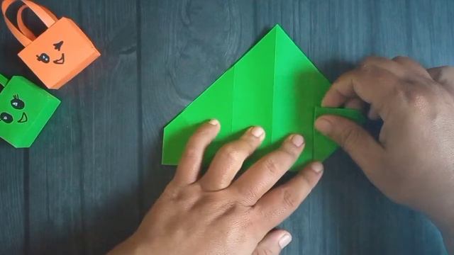 Origami Paper Bag Easy For Kids, Origami Tote Bag Easy, Origami Handbag смотреть онлайн