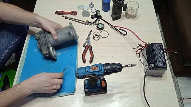 ремонт компрессора AMK часть первая