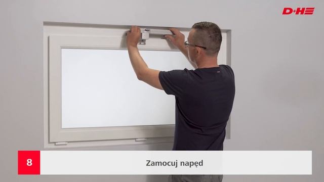Jak Zamontować Siłownik Do Okien? Montaż Napędu VCD Na Ramie Okiennej (konsola VCD-BS004-VFI)