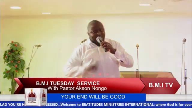 Your End will be Good_By Pastor Akson Nongo_B.M.I Tuesday Service 13th Oct. 2020 смотреть онлайн