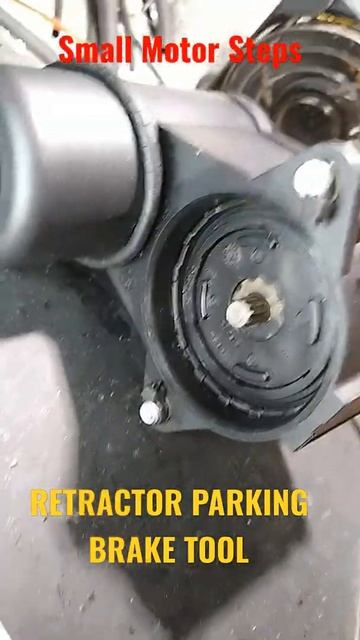 RETRACTOR PARKING BRAKE small motor steps. смотреть онлайн