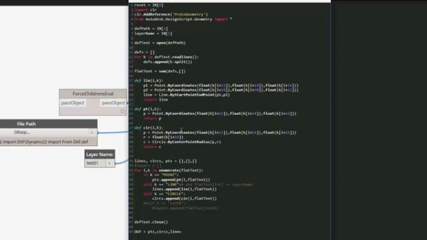 DynamoKhM #22 Импорт геометрии из файла Autocad(Import from Autocad)
