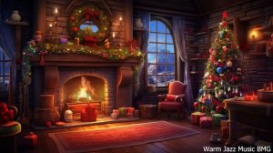 Прекрасная Новогодняя музыка 2024  Новогодняя джазовая инструментальная музыка