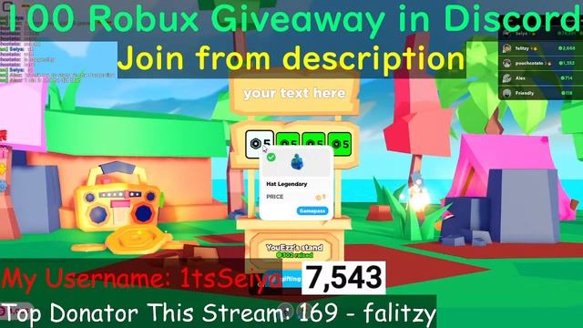 🔴💵DONATION LIVE | Donating ROBUX To Viewers!!!💵🔴 смотреть онлайн