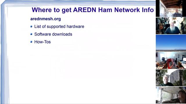 Saturday Morning Radio School 009-AREDN Mesh With Orv Beach W6VI