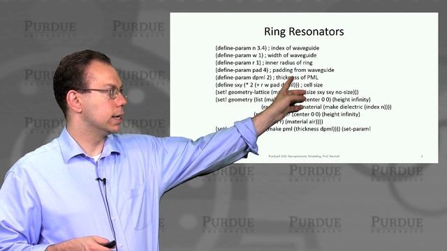 nanoHUB-U Nanophotonic Modeling L3.12: MEEP - Ring Resonators I смотреть онлайн