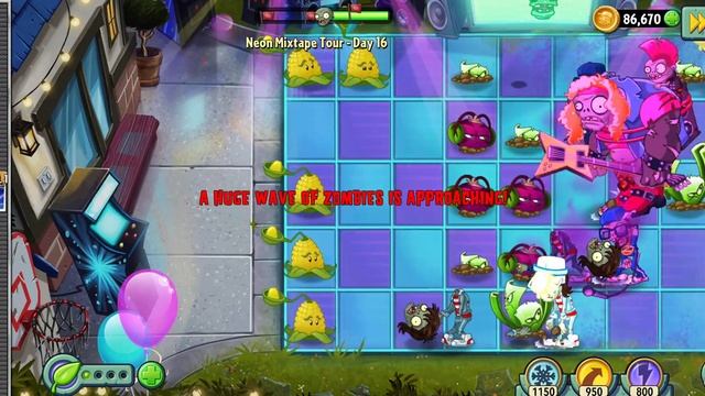 Играю в PvZ 2 / Neon Mixtape Tour - День 16 / №59 смотреть онлайн