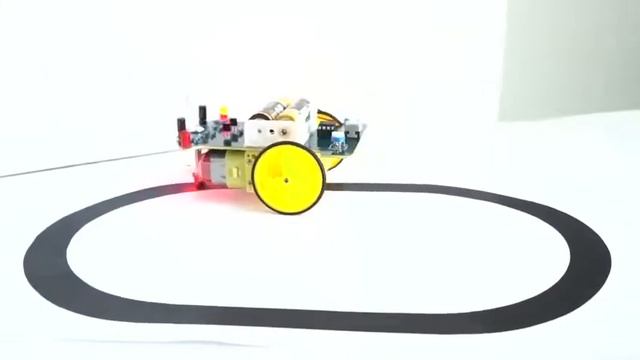 Icstation Smart Tracking Car Robotics DIY Soldering Project Kit with DC Motor смотреть онлайн