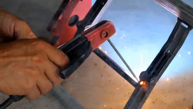 Good idea about the table / DIY smart folding table with metal frame / Iron and wood смотреть онлайн