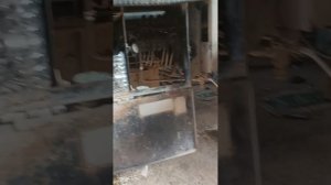 снимаем опору на кране в разложенном состоянии.