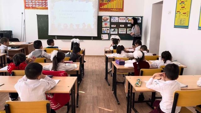 М.Әуезов атындағы жалпы орта мектебінің мектепалды даярлық сыныбындағы сабақ. Кажапова Зауре смотреть онлайн
