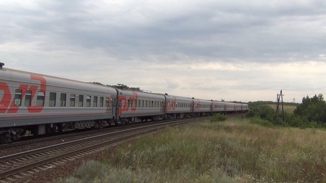 Тепловоз ТЭП70БС-069 с поездом №251 Барнаул — Адлер смотреть онлайн