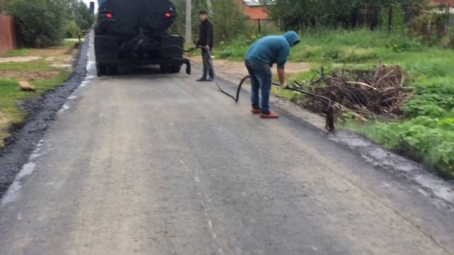 Розлив битумной эмульсии СПК Жостовское смотреть онлайн