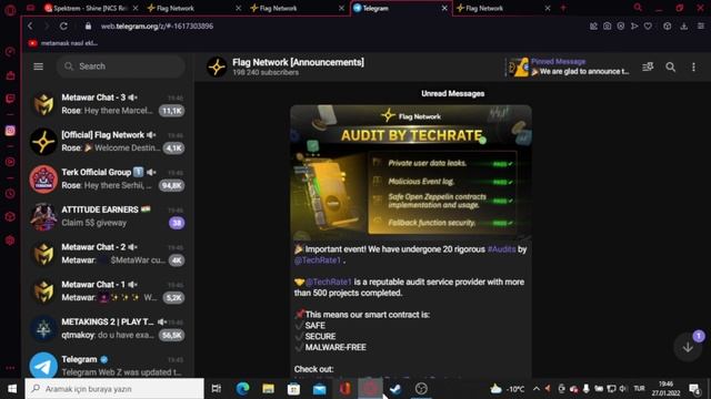 TAMAMEN ÜCRETSİZ 149$ KAZANMA 10.000 #flagnetwork COİN KAZANMA-internetten para kazan #airdrop смотреть онлайн