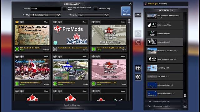 ATS 1.47 PROMODS CANADA v1.23 COMBO 23 MAPS смотреть онлайн