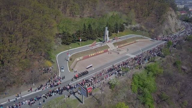парад 9 мая 2022 город Находка (самый большой флэшмоб) смотреть онлайн