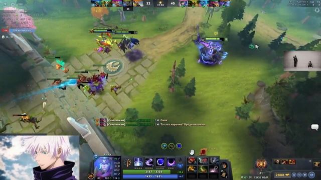 ВАТСОН ПРОТИВ НАЙТФОЛА В ПОТНОЙ ЧАСОВОЙ КАТКЕ | WATSON LUNA DOTA 2 STREAM смотреть онлайн