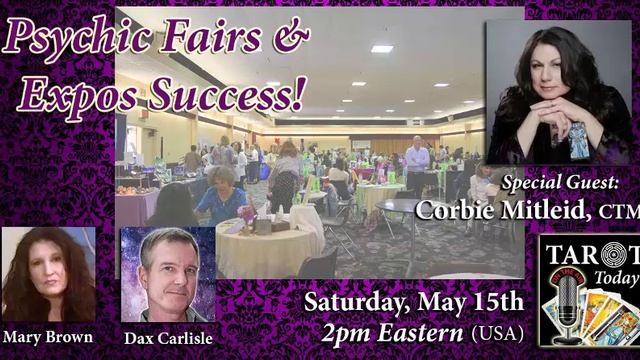 Tarot Master Corbie Mitleid Returns! “Psychic Fairs & Expos Success!” смотреть онлайн