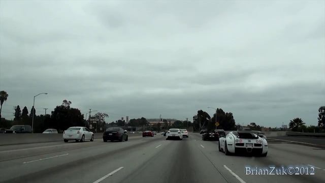 Modified Matte White Bugatti Veyron смотреть онлайн