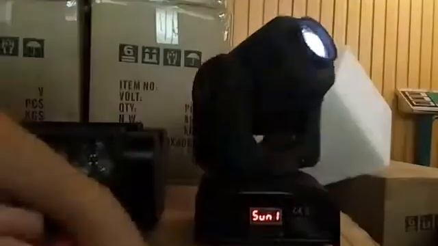 RGBW LED Mini Moving Head Light test смотреть онлайн
