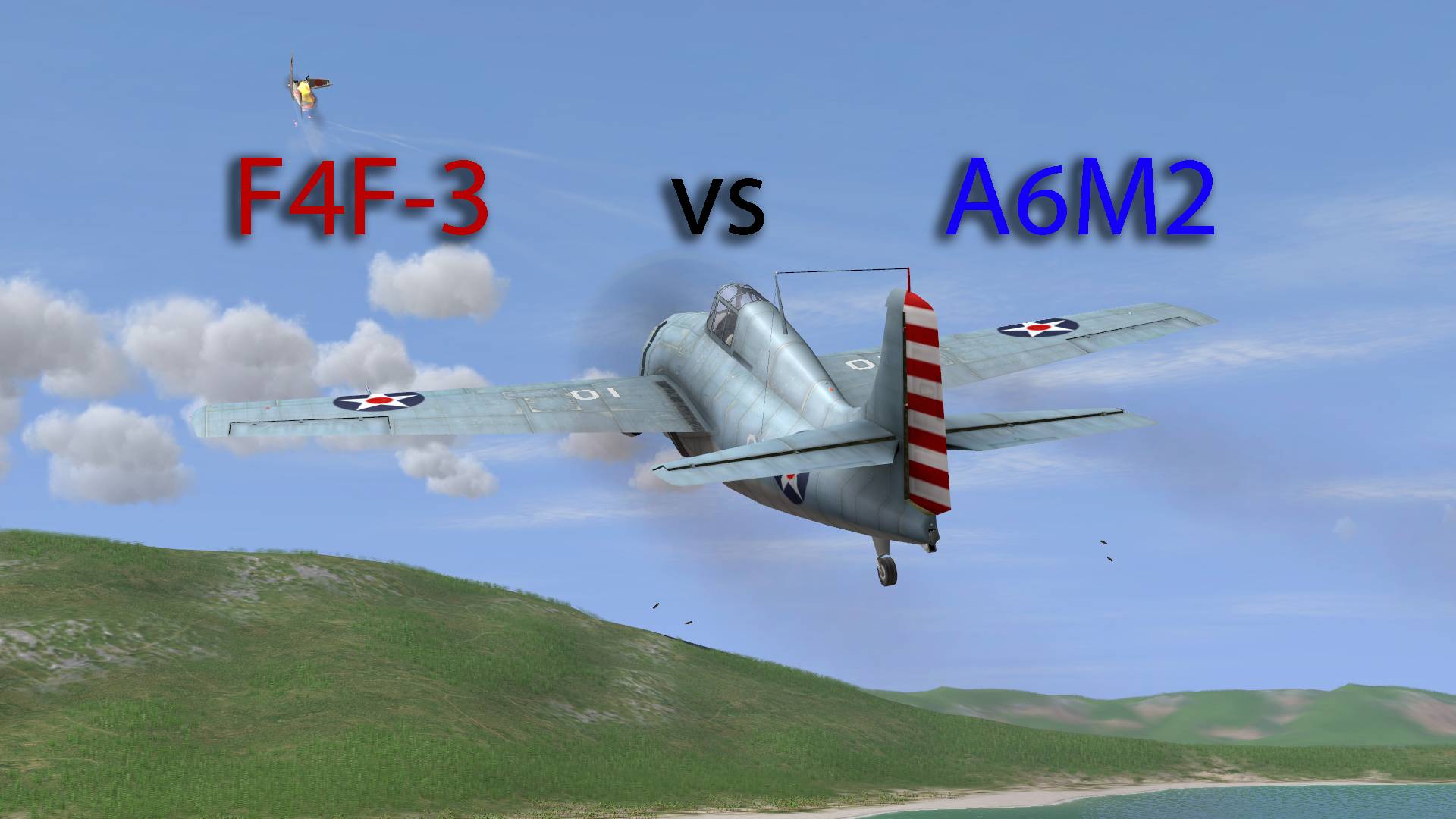 F4F-3 против A6M2. Кто кого? смотреть онлайн