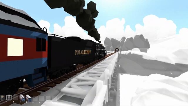 The Polar Express at Super Speed: Rolling Line video смотреть онлайн