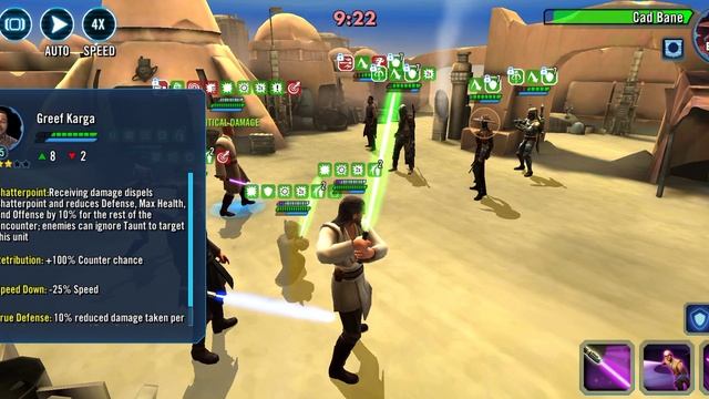 Grand Master Yoda GAMEPLAY in SWGOH.. смотреть онлайн