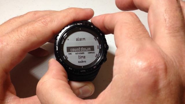 Suunto Core (Classic Black):  Countdown Timer