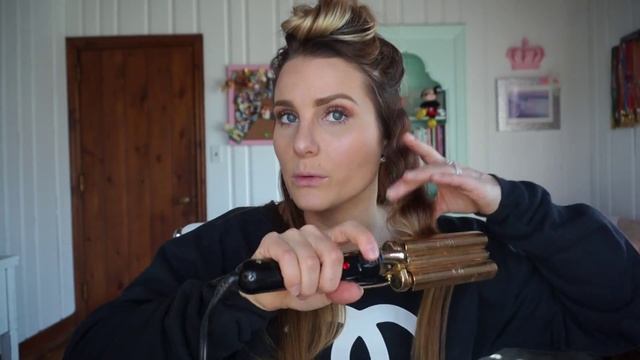 3 barrel curling iron tutorial смотреть онлайн