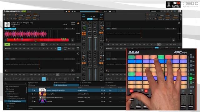 Mapeo de AKAI APC Mini MK2 para Traktor PRO 3 смотреть онлайн