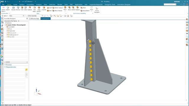Siemens NX - The Weld Tool смотреть онлайн