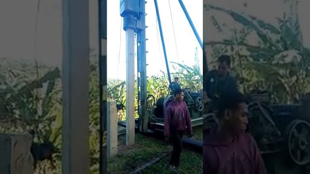 Pemancangan Mini Pile 25 x 25 Menggunakan Tripod Atau Labrang смотреть онлайн