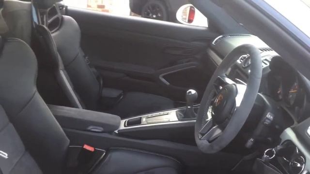 PORSCHE CAYMAN GT4 3.8 FOR SALE IN WHITE GLOSS смотреть онлайн