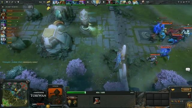 Na'Vi vs VirtusPro StarLadder VII DOTA2 TobiWan смотреть онлайн