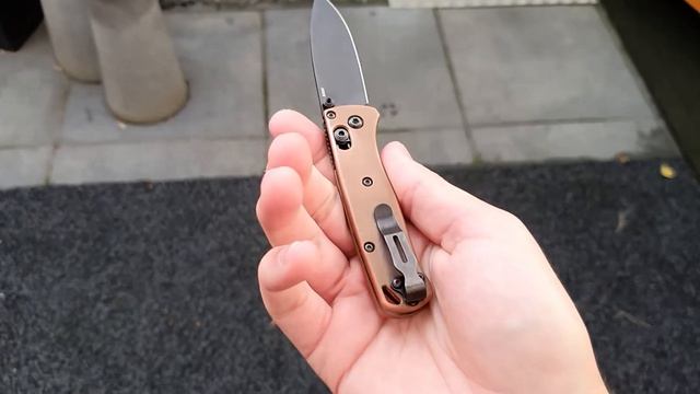 Benchmade Mini Bugout Copper Update 1 week of patina смотреть онлайн