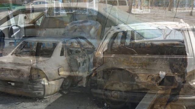 Павлодар 2014.Сгорели X5,приора и AUDI 30 04 14. смотреть онлайн