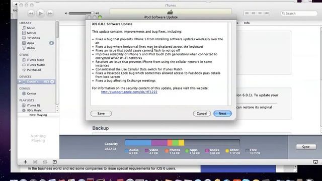 How to update iOS 6.1 to iPod Touch 5th Generation смотреть онлайн