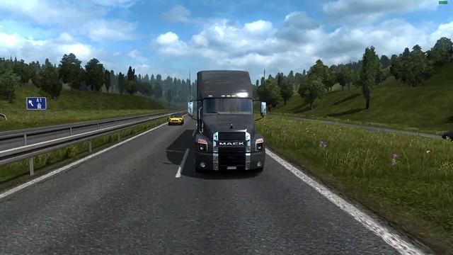 Ets 2 New Mack Anthem смотреть онлайн