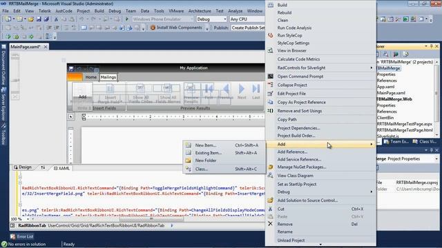RichTextbox - Part 7: Using the MailMerge Feature (Silverlight & WPF) смотреть онлайн