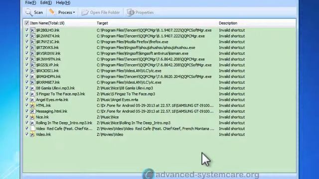 How to Search & Fix Invalid Shortcuts and References on PC by IObit Advanced SystemCare? смотреть онлайн