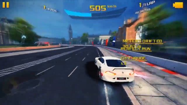 Asphalt 8 Westminster Bridge Cup BMW 3.0 CSL HOMMAGE 00:45:705 смотреть онлайн