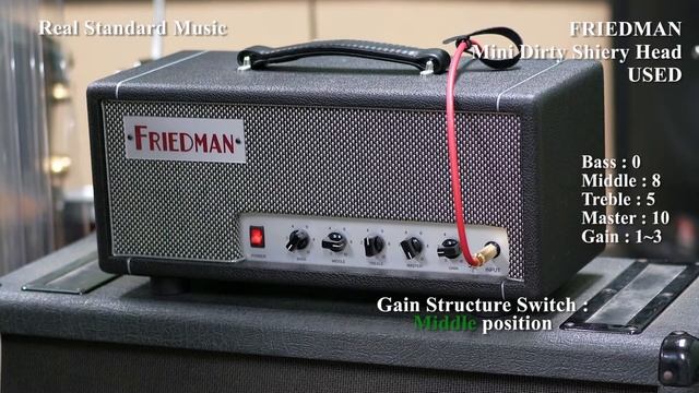 FRIEDMAN Mini Dirty Shirley Head USED смотреть онлайн
