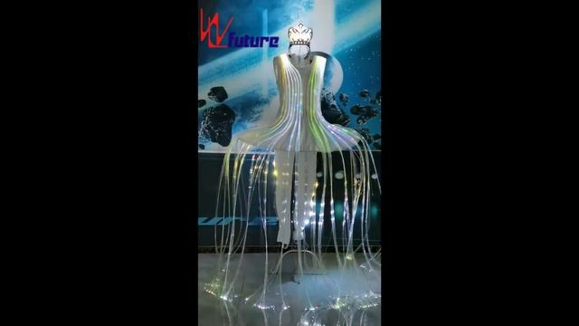 Fantastic LED & fiber optic ballerina costume for dance show WL-292 смотреть онлайн