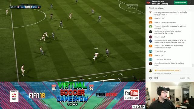 Lyon - Monaco [FIFA 18] | Ligue 1 Conforama 2017-2018 (9ème Journée) | IA Vs. IA смотреть онлайн