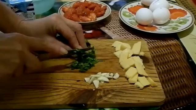 Омлет с грибами, помидорами и луком пошаговый рецепт смотреть онлайн